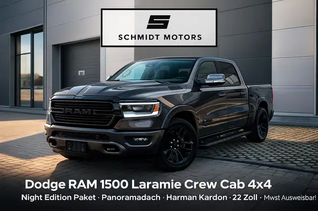 Dodge RAM Laramie/3.0D/4X4/PANO/AHK/Night Edition/22Zoll