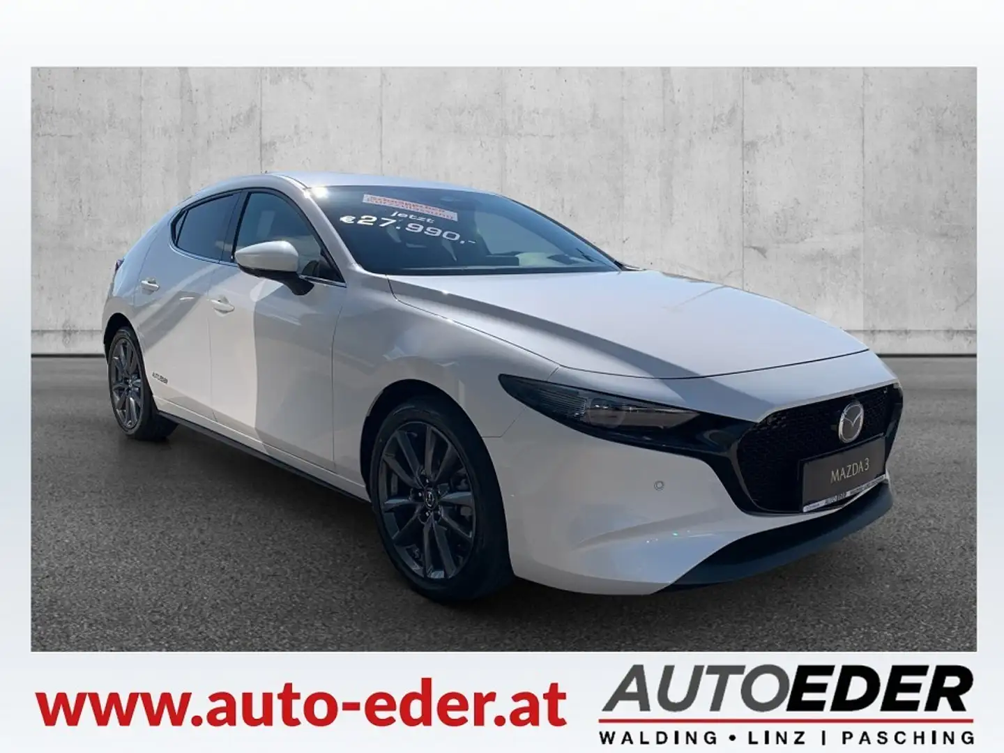 Mazda 3 Mazda3 e-Skyactiv-G140 Exclusive-Line Weiß - 2