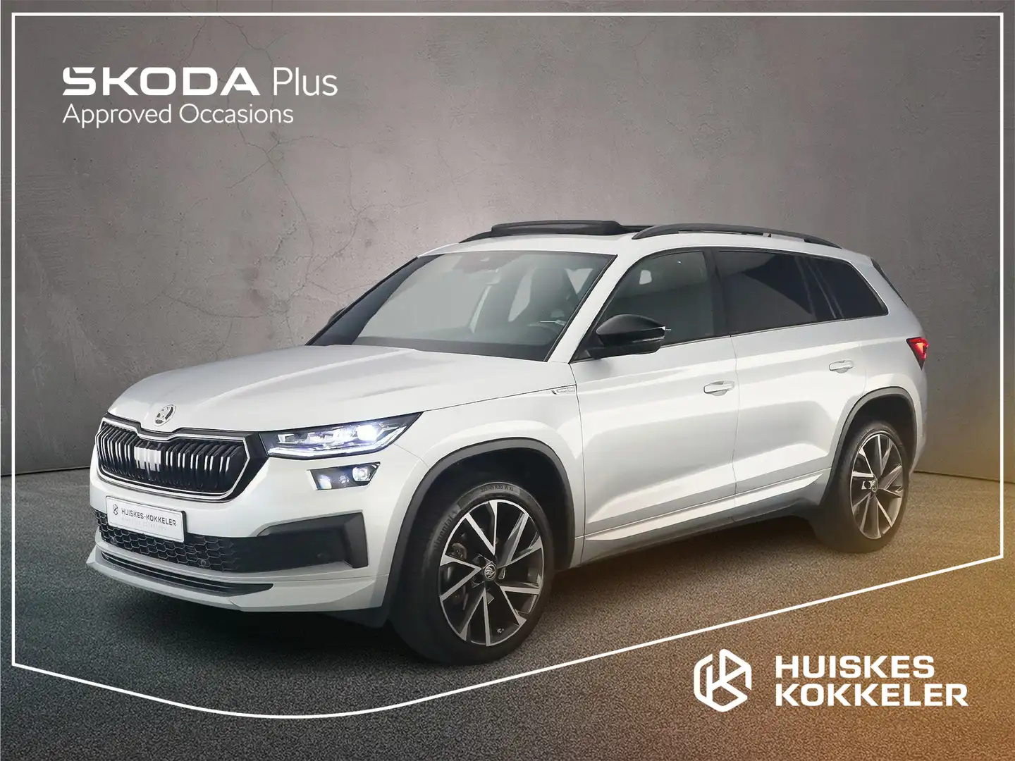 Skoda Kodiaq Sportline Business 7p. 1.5 TSI 150pk DSG Automaat Gris - 1