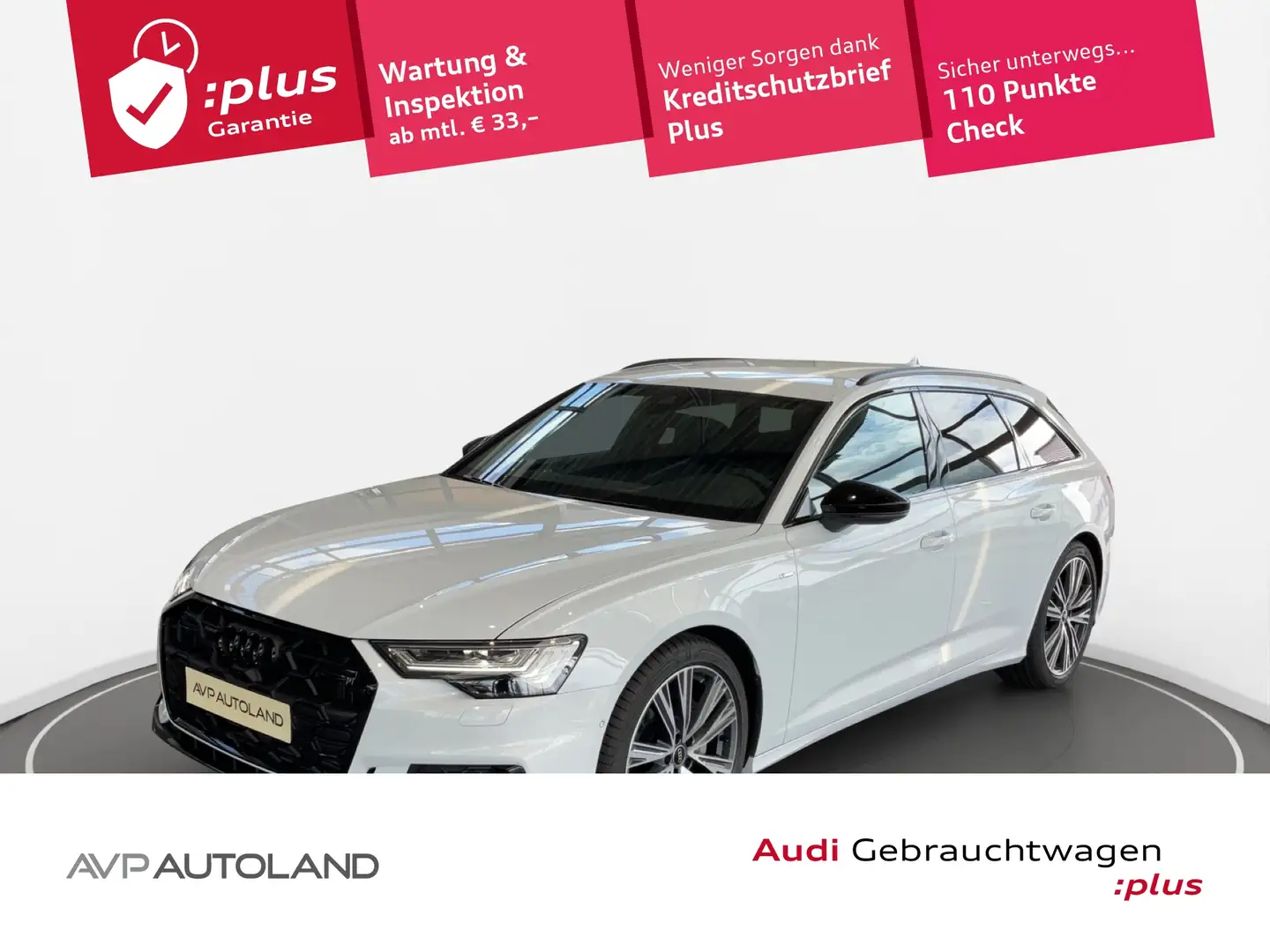 Audi A6 Avant 45 TFSI quattro S tronic S line | AHK | Weiß - 1
