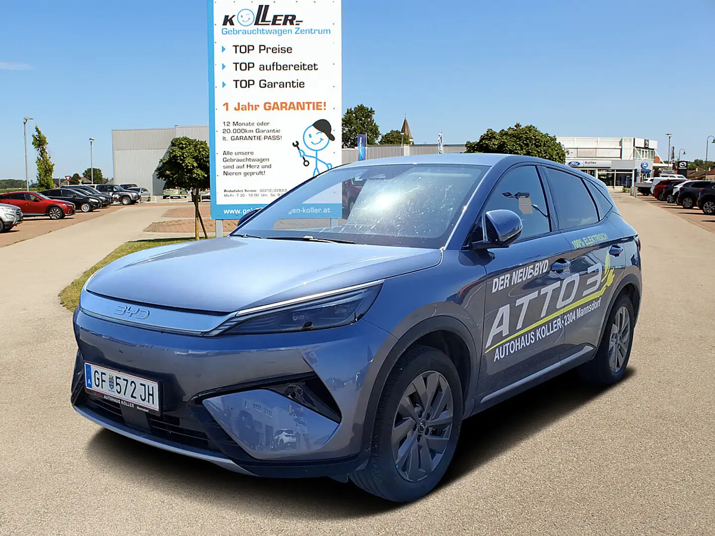 BYD Atto 3 EV 74,8 kWh Design inkl. Österreich Paket Blau - 1