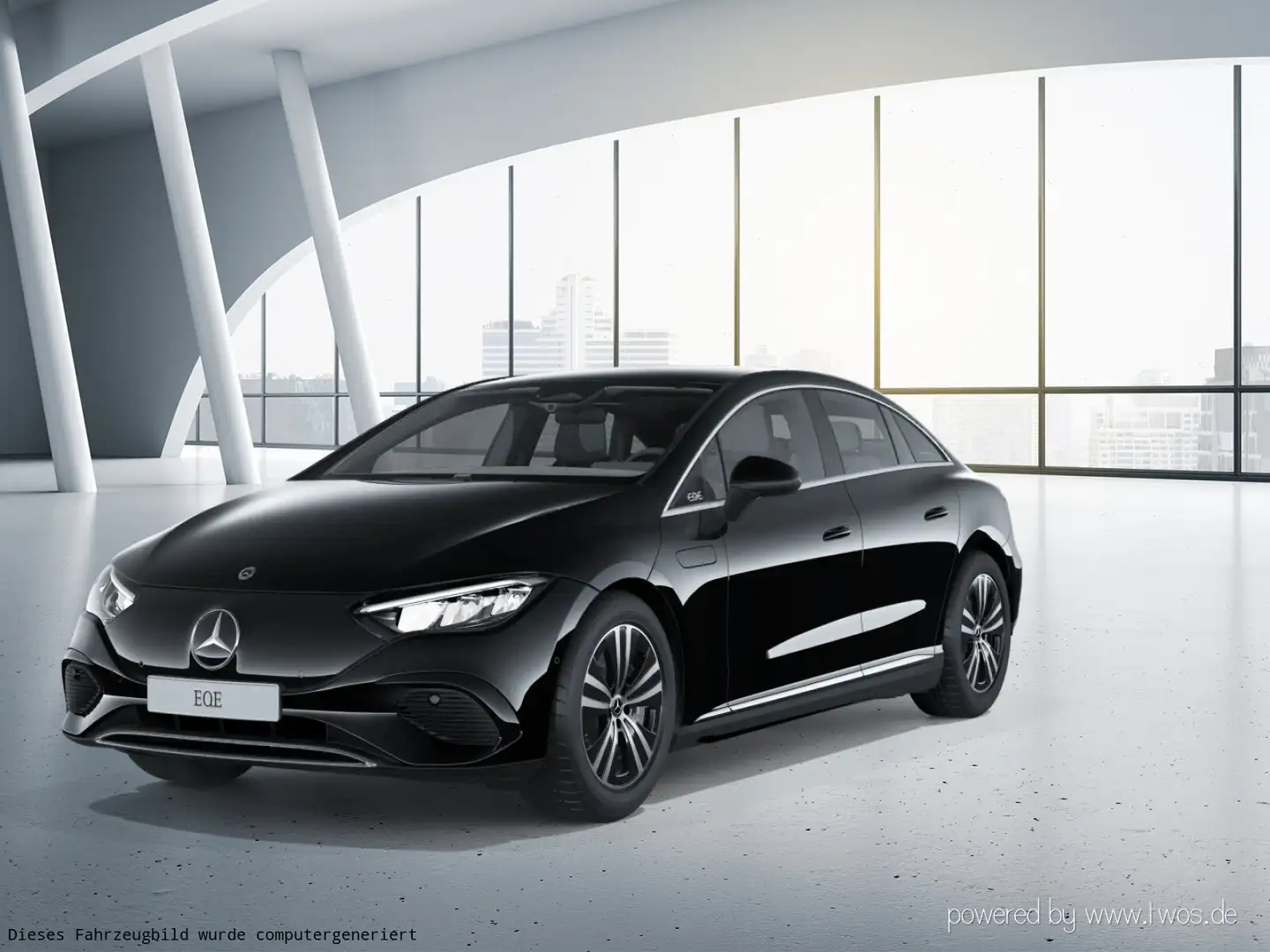 Mercedes-Benz EQE 300 EQE 300 Electric Art Anhängerkupplung RüCam Schwarz - 2