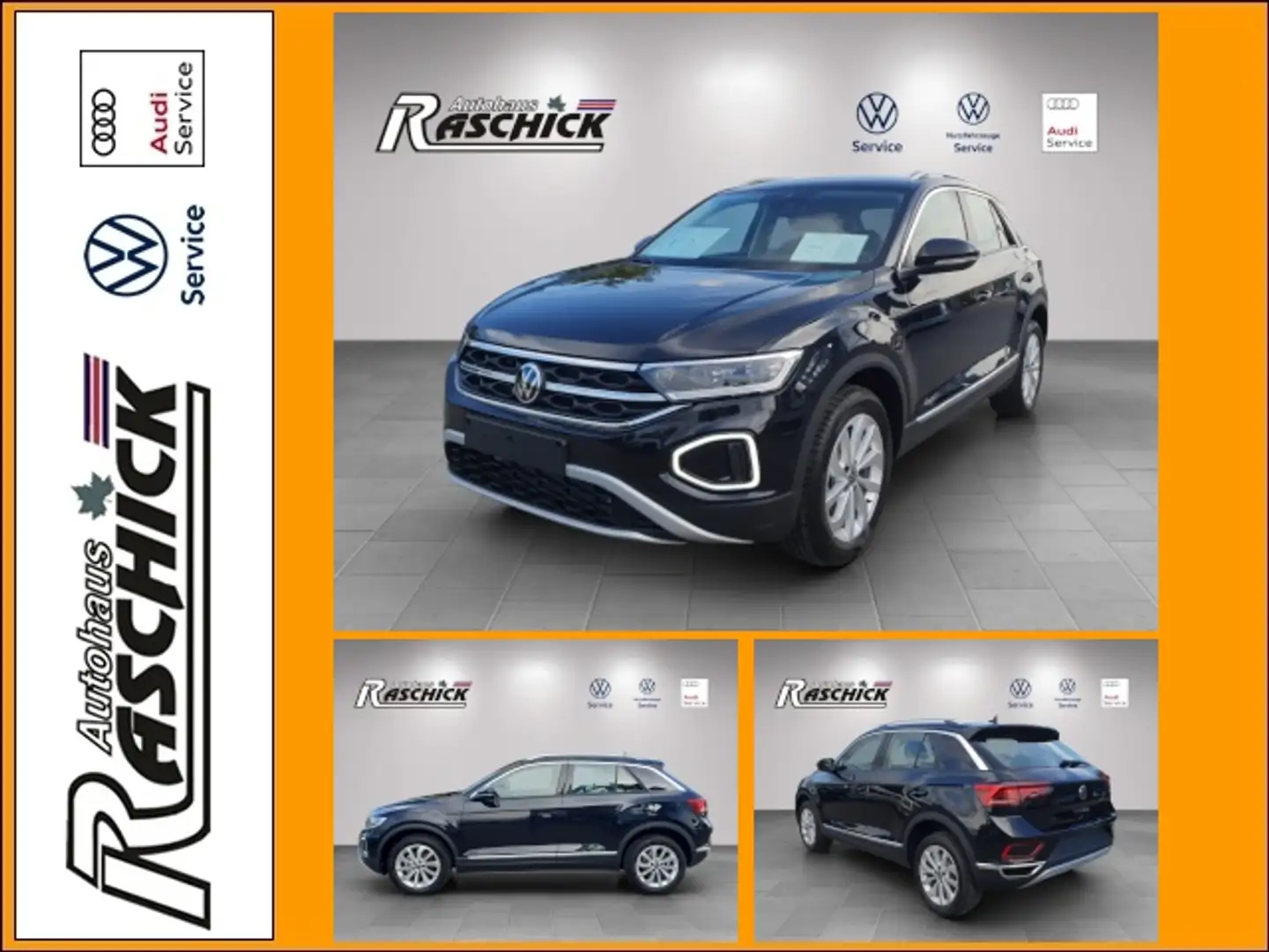 Volkswagen T-Roc Style 1.5 TSI DSG ACC Easy Open Kamera Klima Zwart - 1