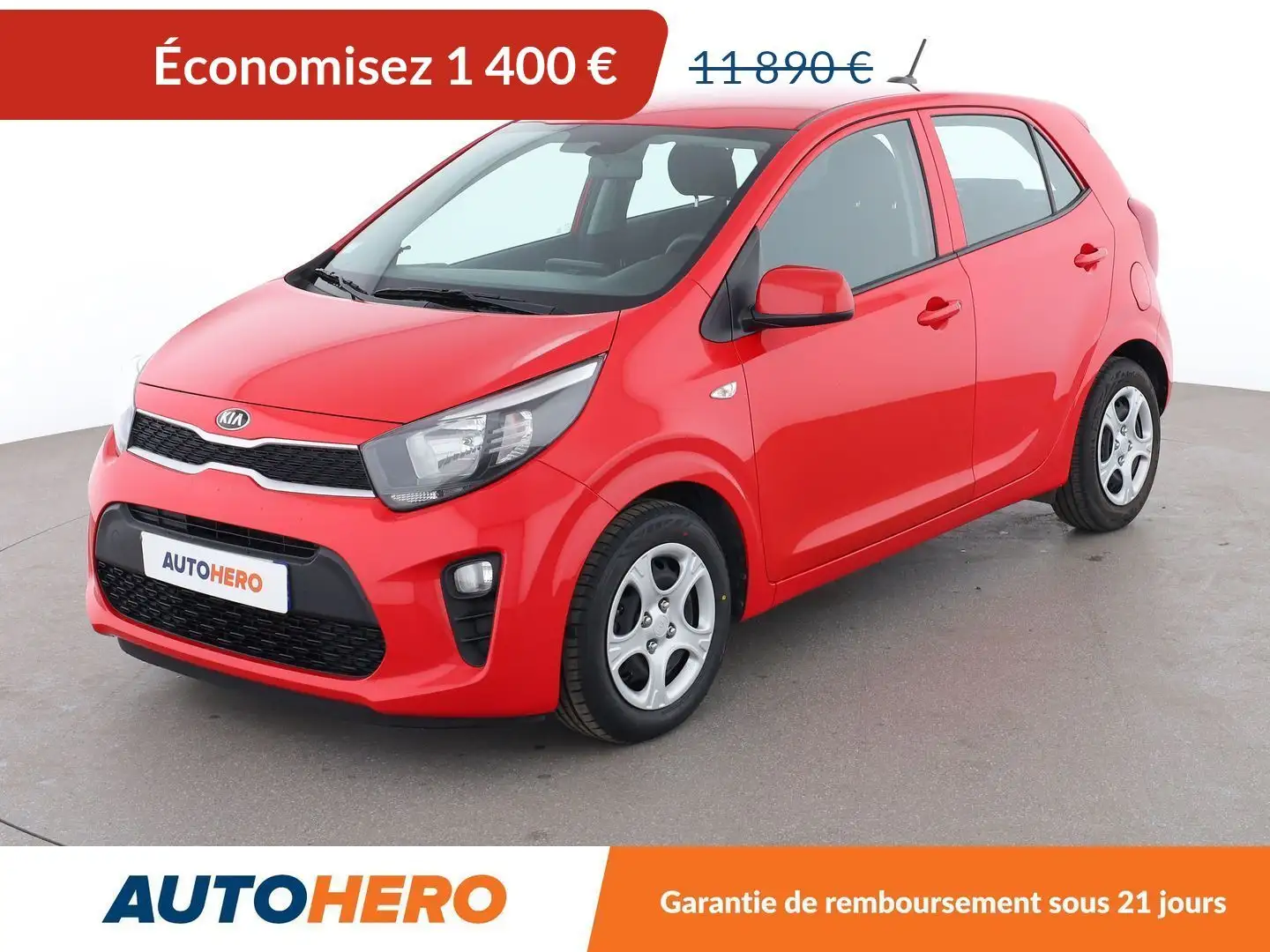 Kia Picanto 1.0 Active Rouge - 1