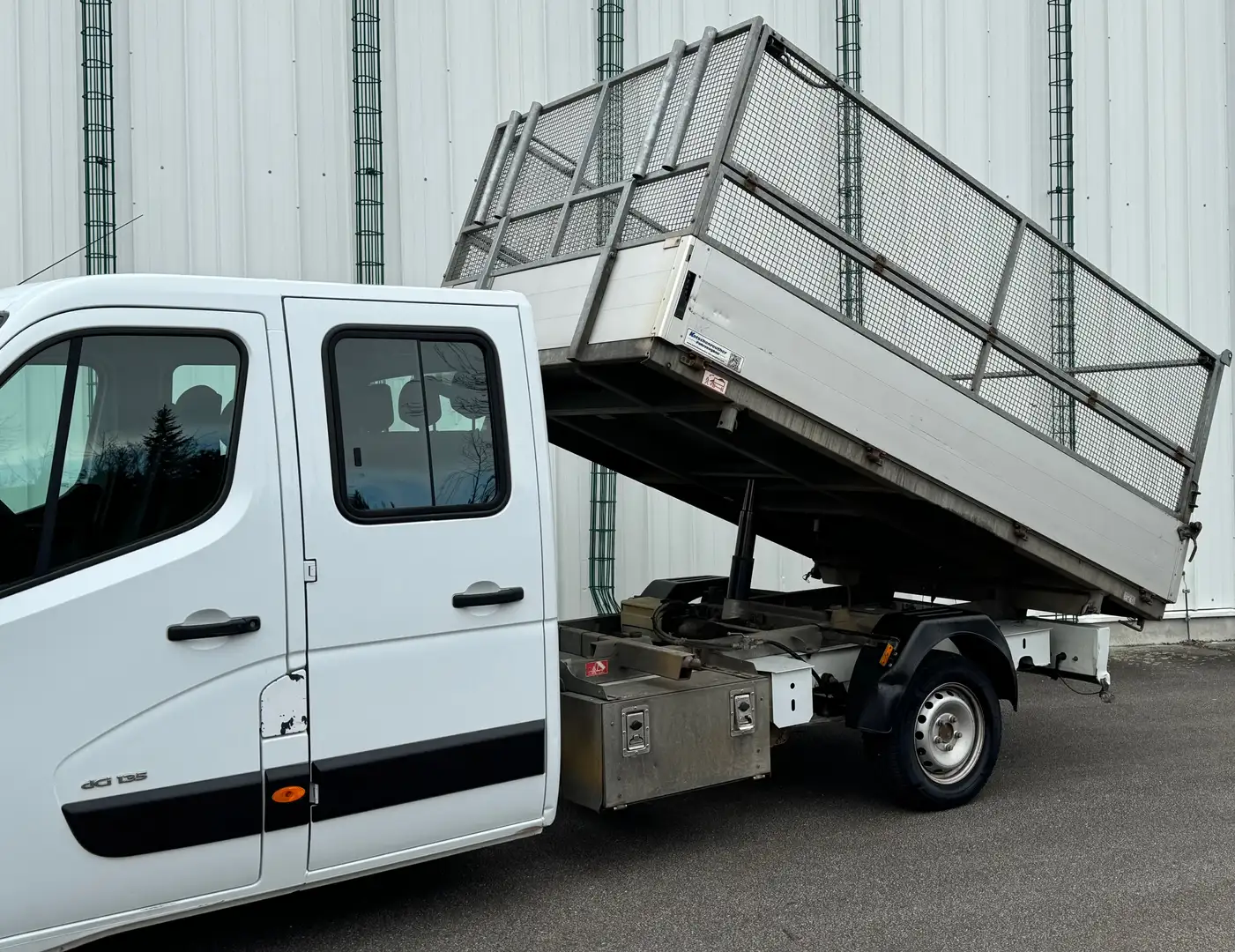 Renault Master III DoKa Pritsche 3 Seitenkipper L3H1 3.5t 6Sitze Weiß - 2