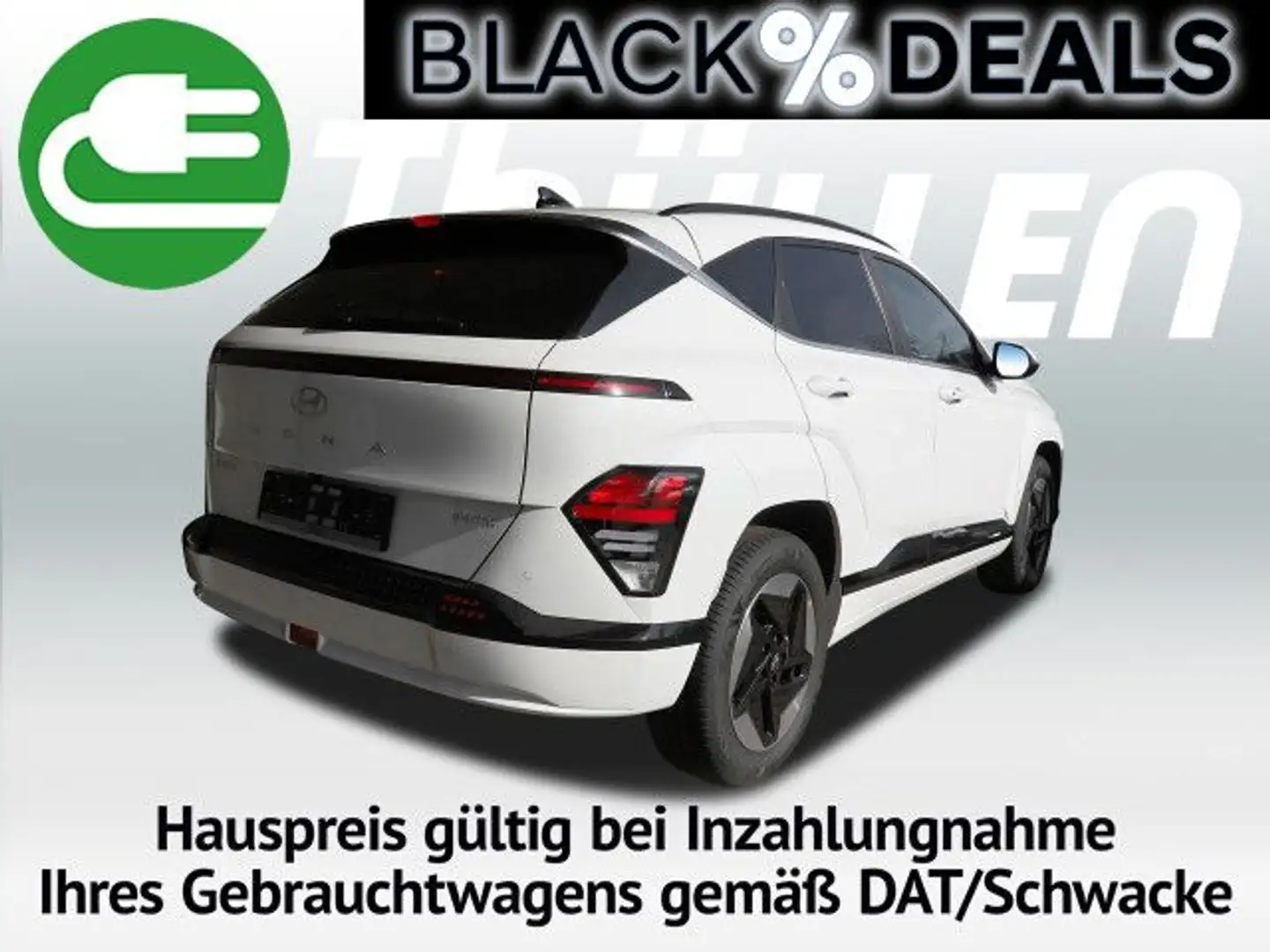 Hyundai KONA Elektro SX2 48,4kWh Trend el. Heckklappe Navi Weiß - 2