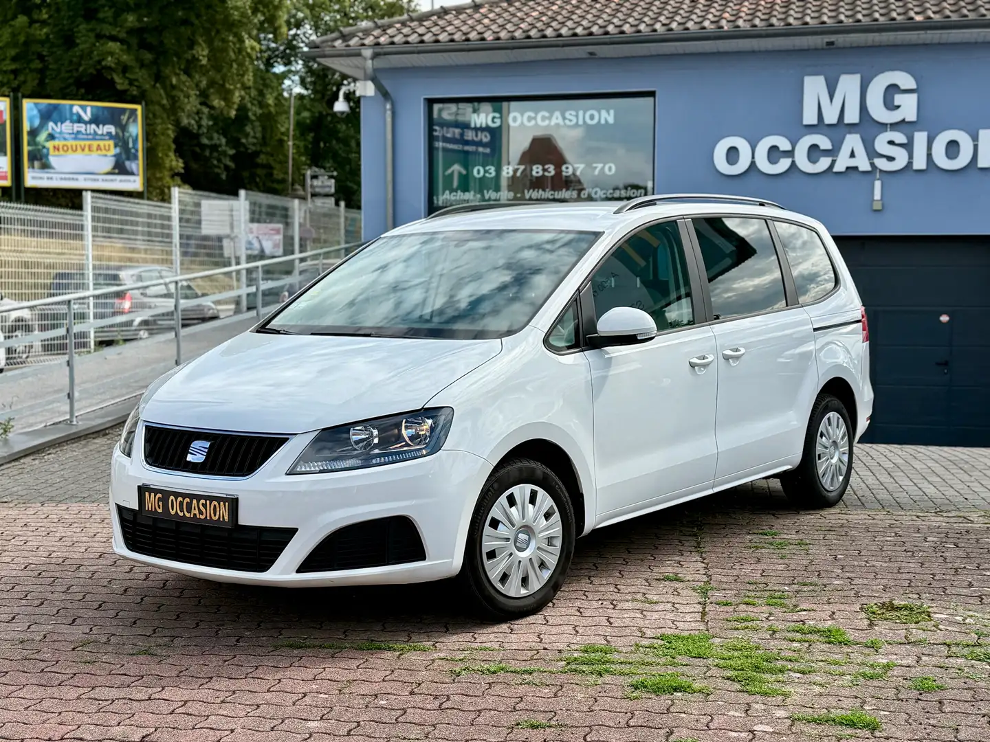 SEAT Alhambra ALHAMBRA 2.0 TDI DSG 140 CV ECOMOTIVE REF 7 PLACES Blanc - 2