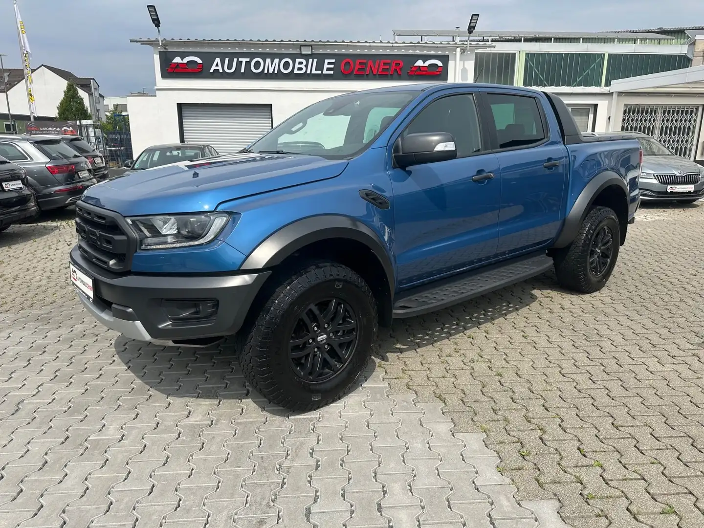 Ford Ranger DoKa 4x4*ATM erst 20.T.Km*Performance*1Hd Blauw - 1