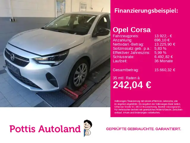 Opel Corsa F 1.2 EDITION NAVI LED SITZHZG