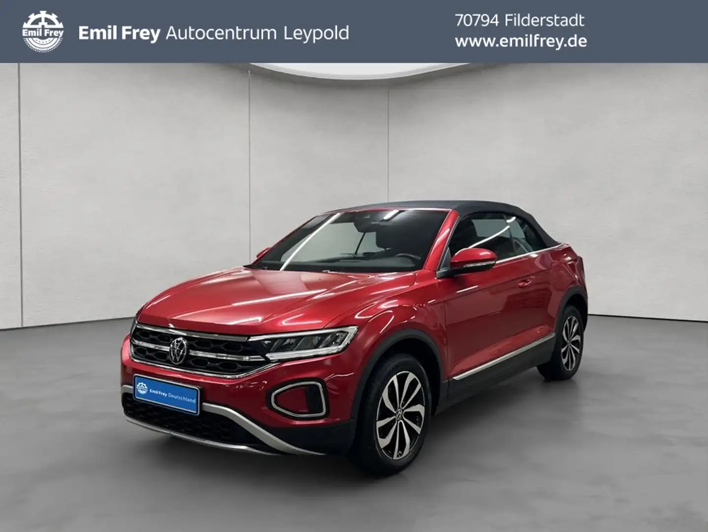 Volkswagen T-Roc Cabriolet 1.0 TSI Style Navi Kamera Rot - 1
