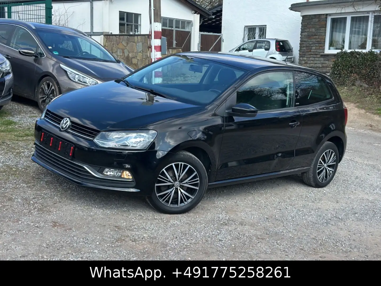 Volkswagen Polo V Allstar Klima, SHZG,Euro6,TÜV 01.26 Siyah - 1