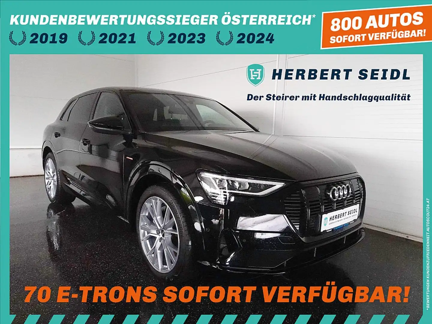 Audi e-tron 50 quattro S-LINE *21 ZOLL / OPTIKPAKET & DACHH... Schwarz - 1