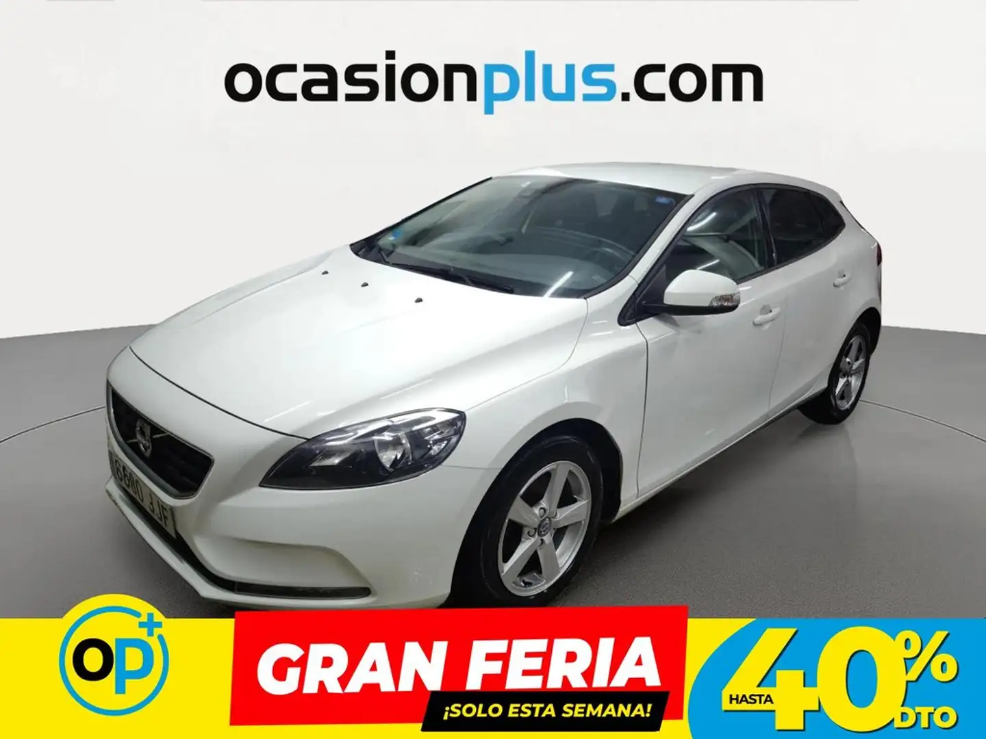 Volvo V40 D2 Kinetic 120 Blanco - 1