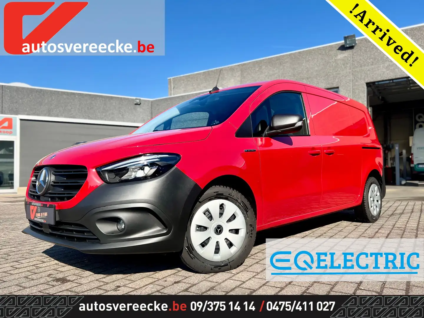 Mercedes-Benz Citan eCitan 112 Select L2 (22.500€ex) 51kWh|LED|CAM Rood - 1