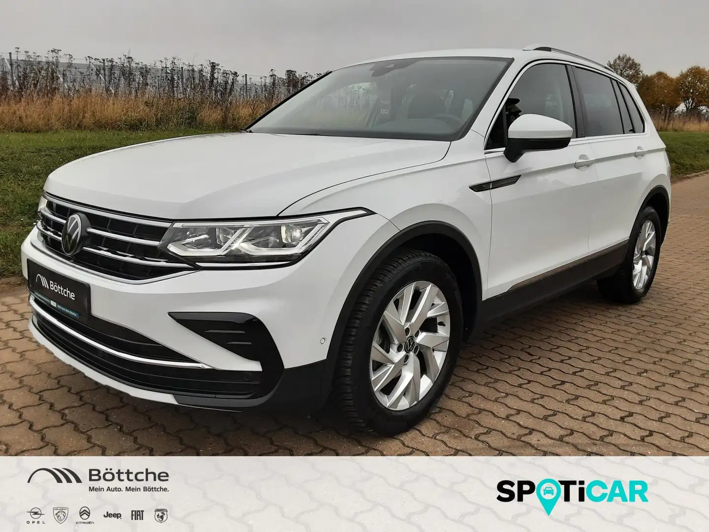 Volkswagen Tiguan 1.5 Elegance Matrix/Navi/SHZ/DAB/Allwetter Weiß - 1