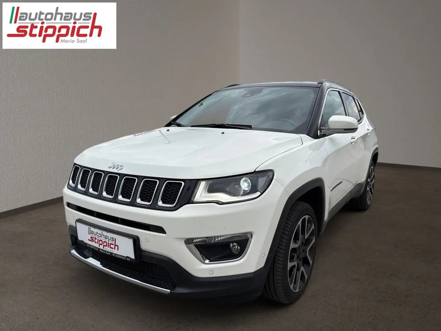 Jeep Compass 2,0 M-Jet 140 Limited AWD Weiß - 1