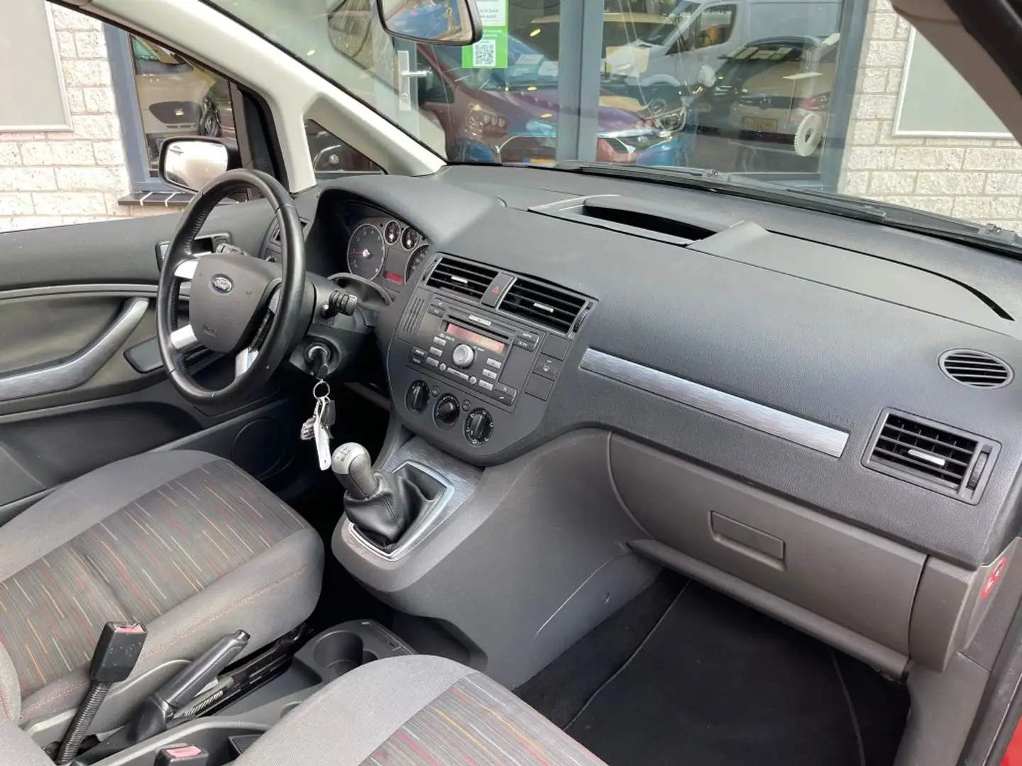 Ford C-Max 1.6-16V Trend Airco Nieuwe apk Nap Rood - 2