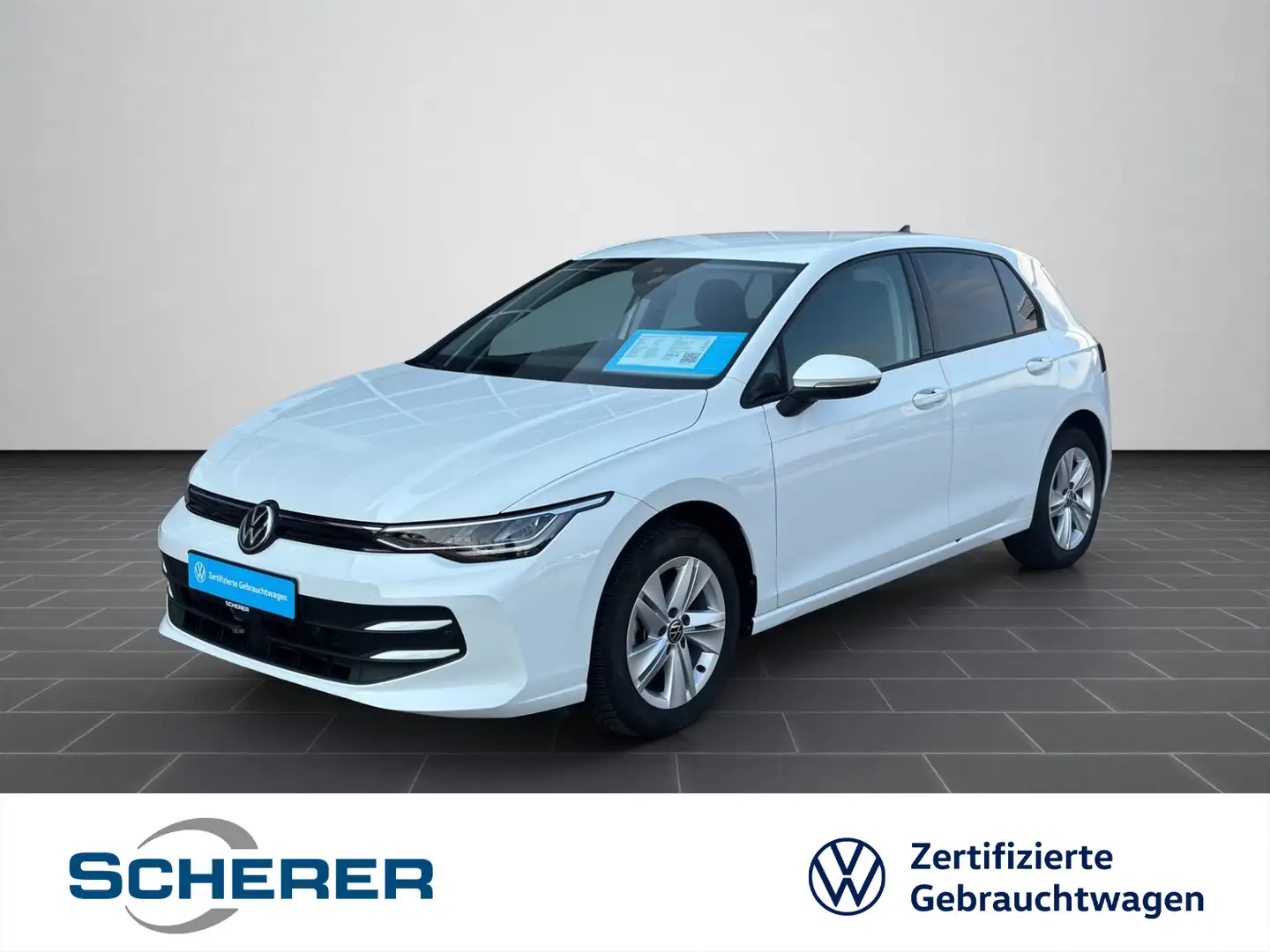 Volkswagen Golf VIII 1.5 eTSI DSG LED NAVI HuD AHK EPH SHZ Weiß - 1