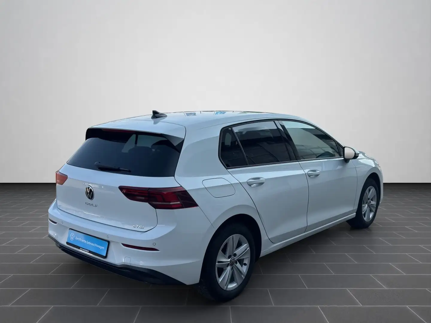Volkswagen Golf VIII 1.5 eTSI DSG LED NAVI HuD AHK EPH SHZ Weiß - 2