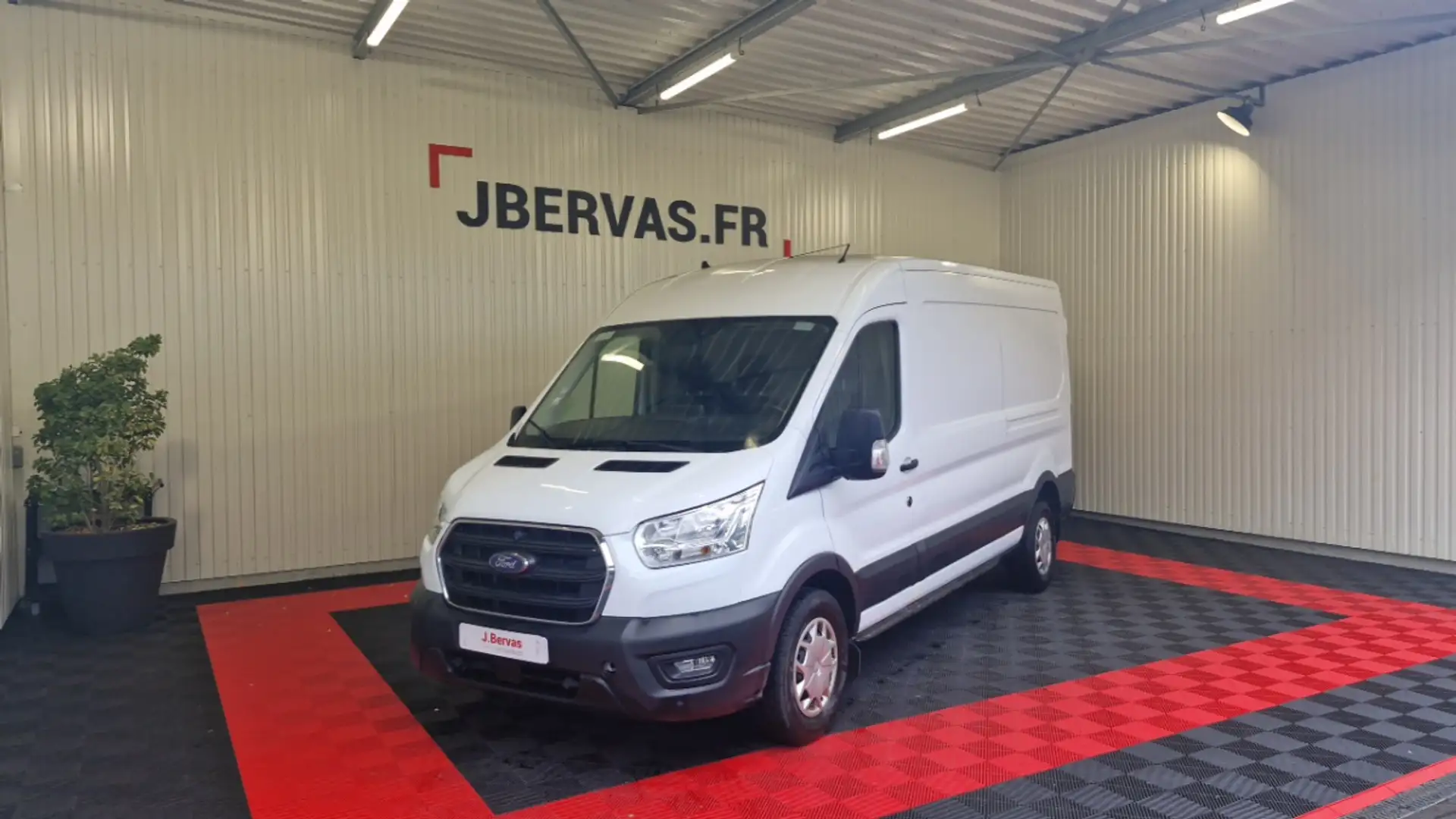 Ford Transit t350 l3h2 2.0 ecoblue 130 ss trend business Blanc - 1
