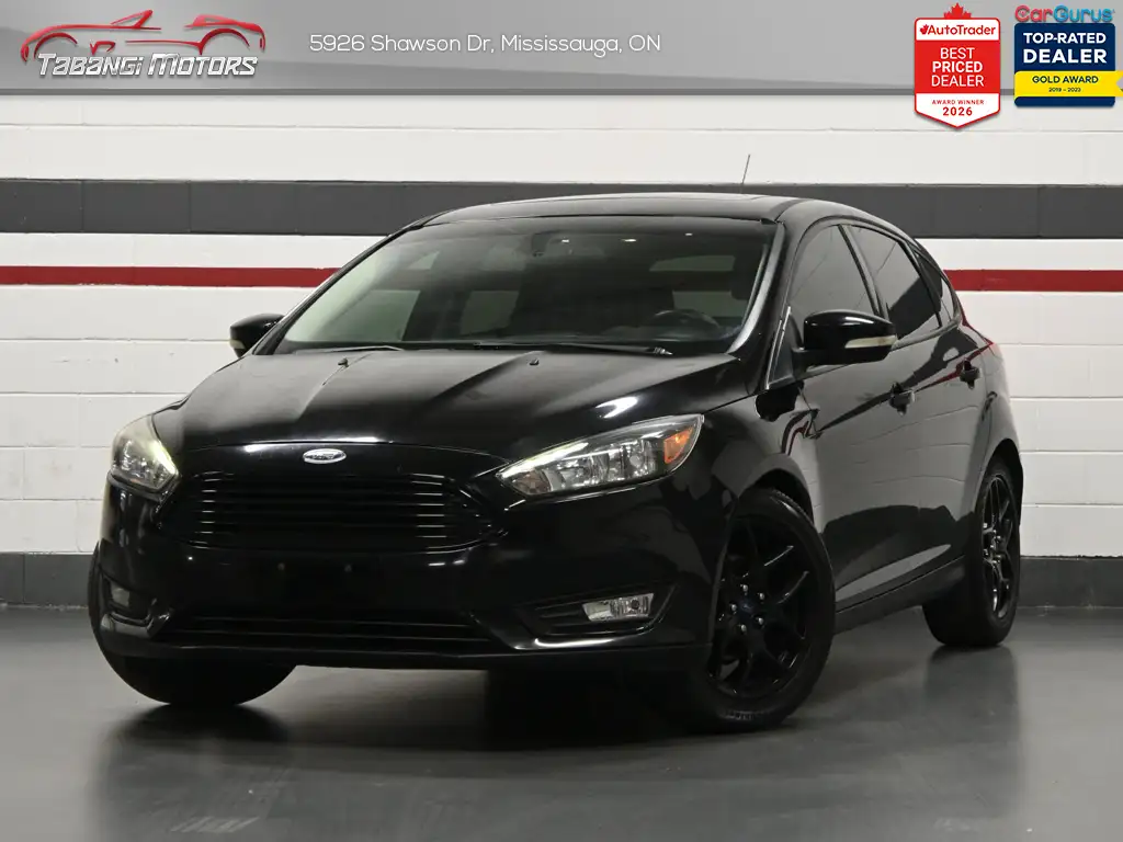 2017 Ford Focus SEL Hatch No Accident Sunroof Navigation Ambient