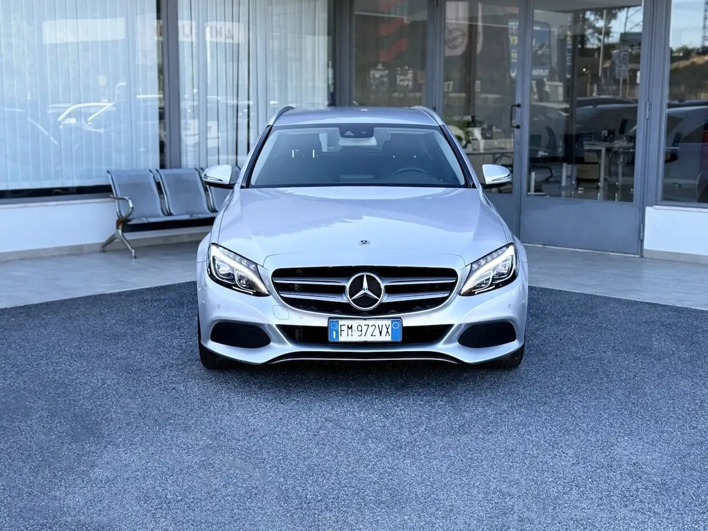 Mercedes-Benz C 220 2.1 Diesel 170CV E6 Automatica - 2018 Argento - 2
