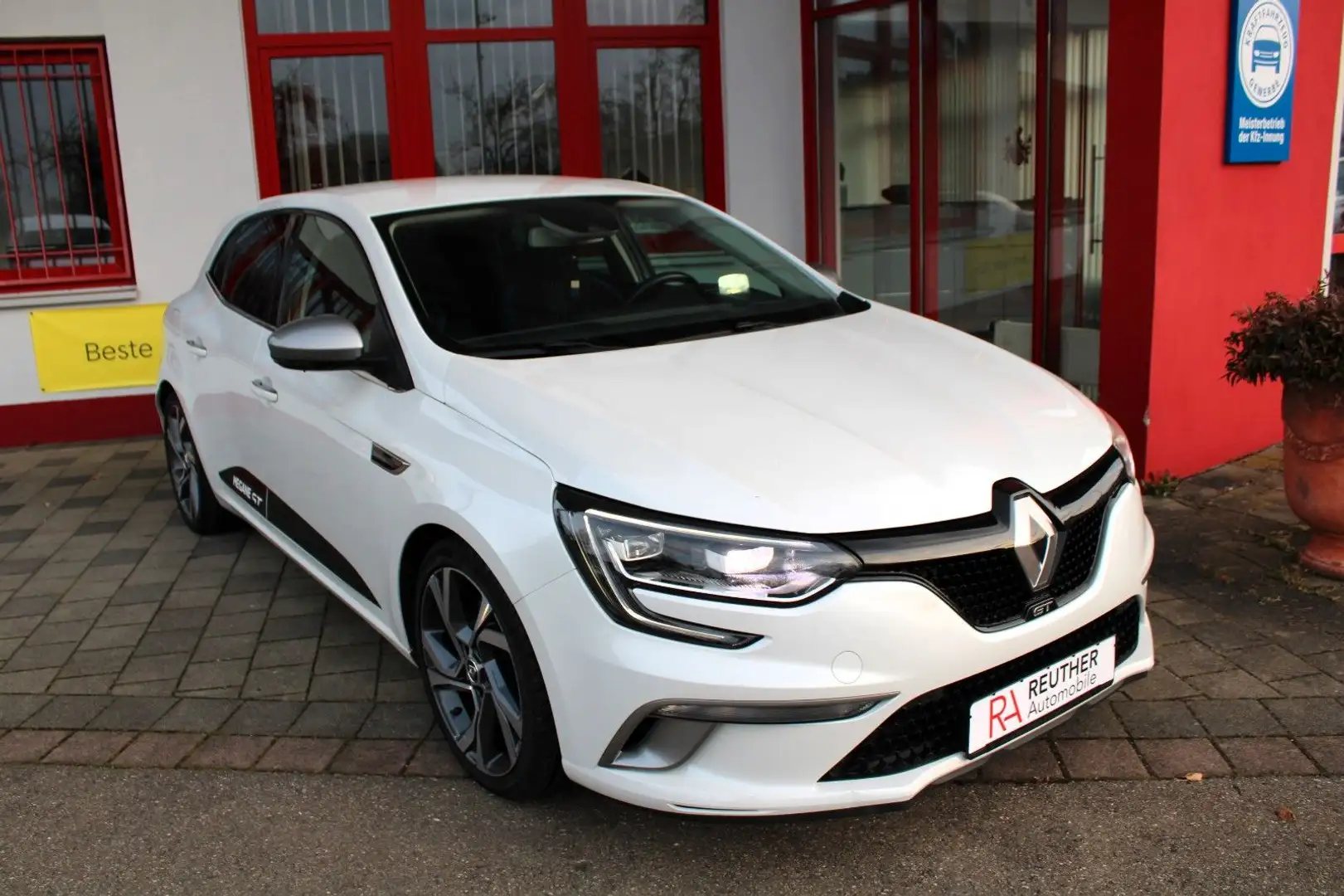 Renault Megane IV Lim. GT 1.6TCe*LEDER*NAVI Blanc - 2