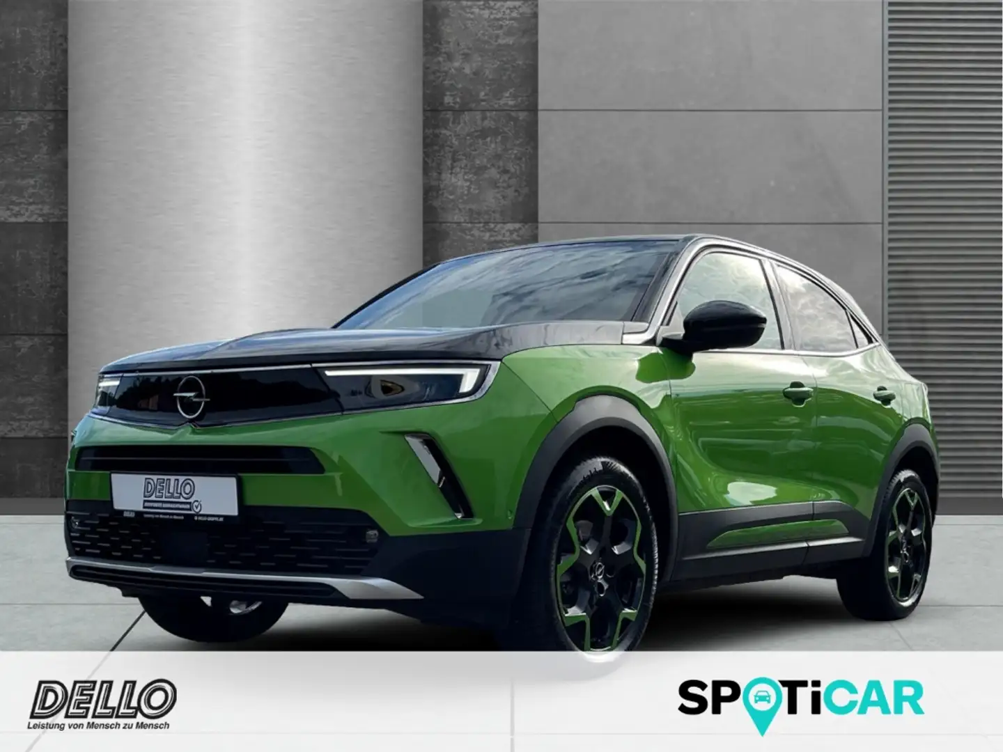 Opel Mokka-E Ultimate Navi Alcantara Rückfahrkam. Allwetter Dig Grün - 1