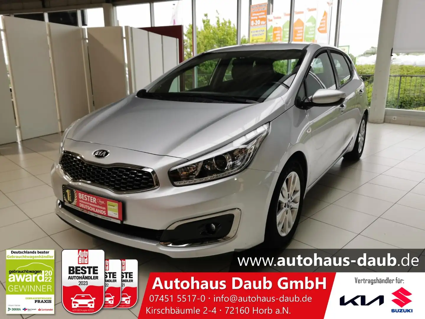 Kia Ceed / cee'd cee´d 1.4 CVVT Edition 7+Alu+Klima+SHZ+Bluetooth+ Ezüst - 1