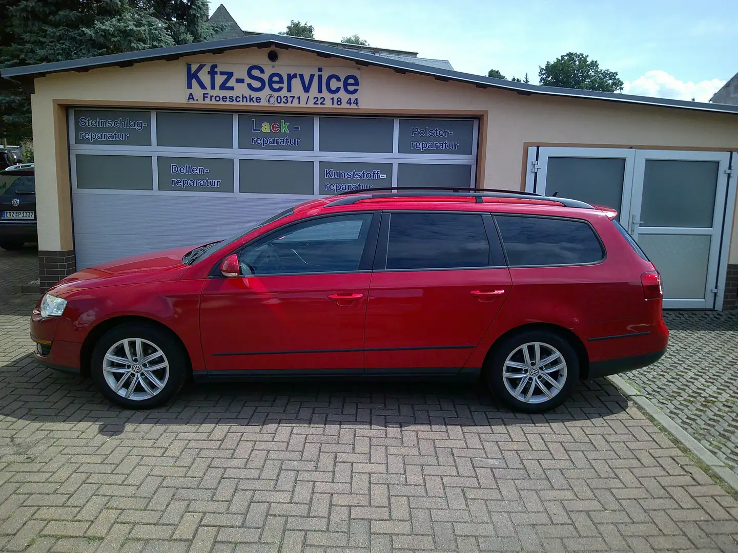 Volkswagen Passat Variant Trendline   TÜV Neu  Sitzheizung Rojo - 1