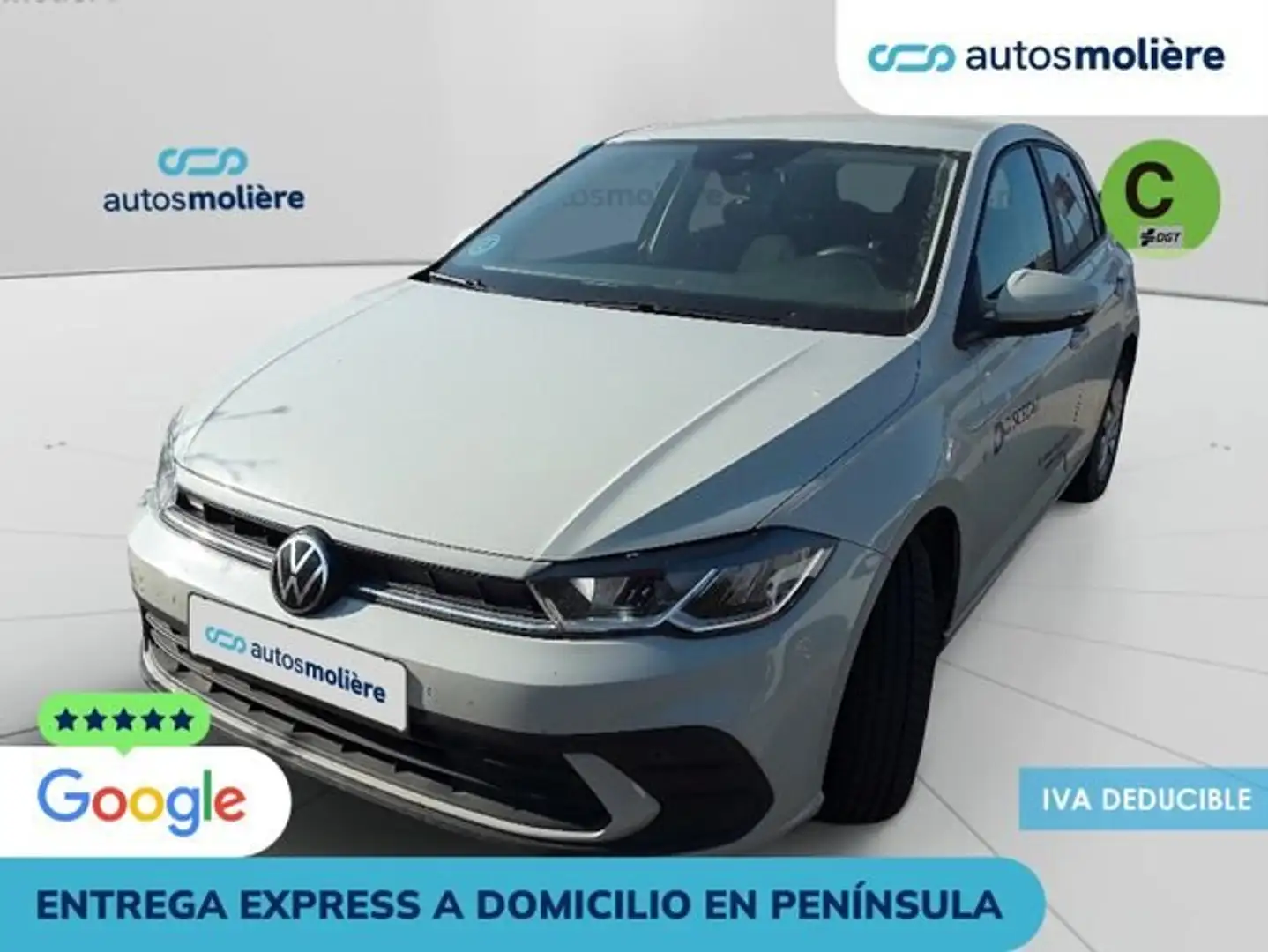 Volkswagen Polo 1.0+TSI+70+kW+%2895+CV%29 Gris - 1