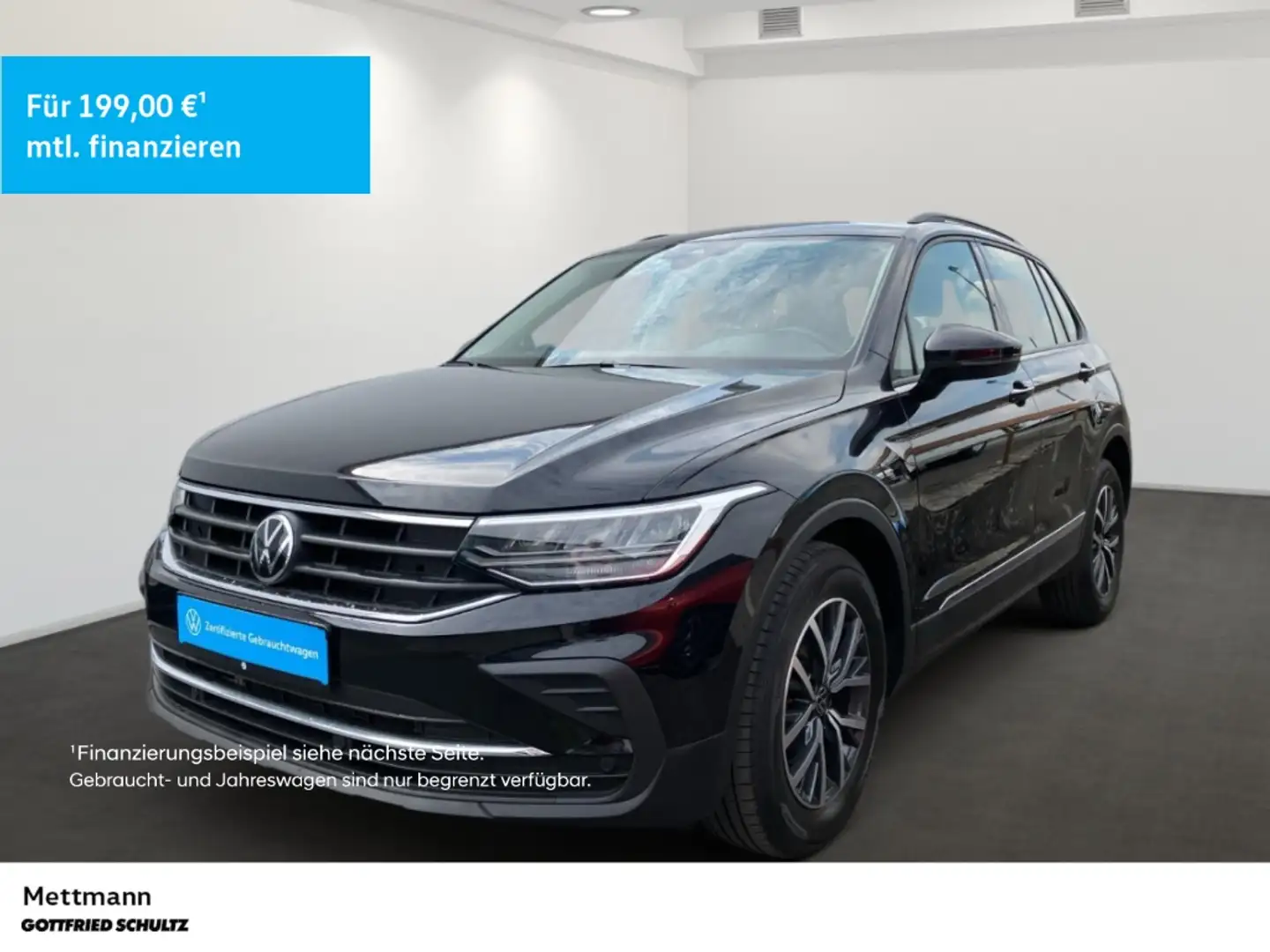 Volkswagen Tiguan 2.0 TDI Life DSG LED NAVI AHK KAMERA PDC Schwarz - 1