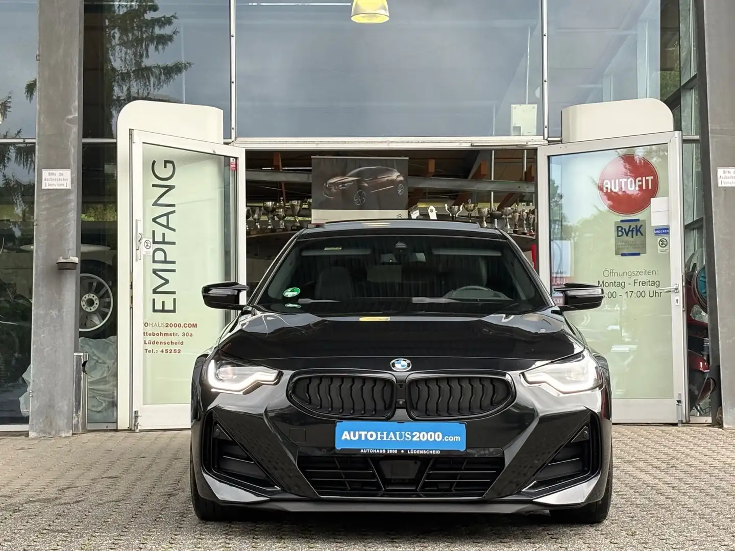 BMW 240 Coupe xDrive/HUD/LED/HARMAN/SHD/RFK/SHADOW Чорний - 2