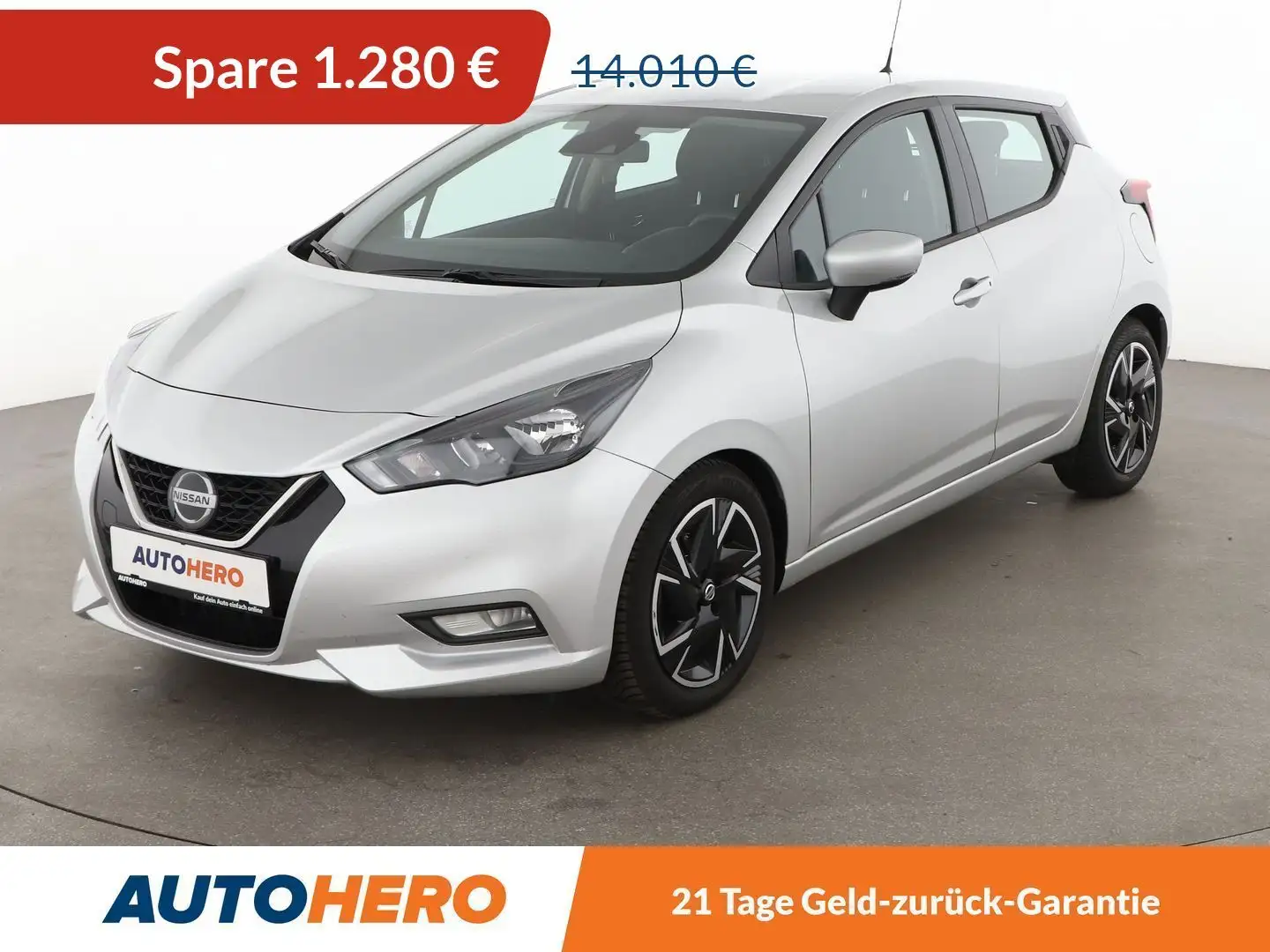 Nissan Micra 1.0 IG-T N-WAY Aut.*NAVI*SHZ*PDC*ALU*SPUR* Grau - 1