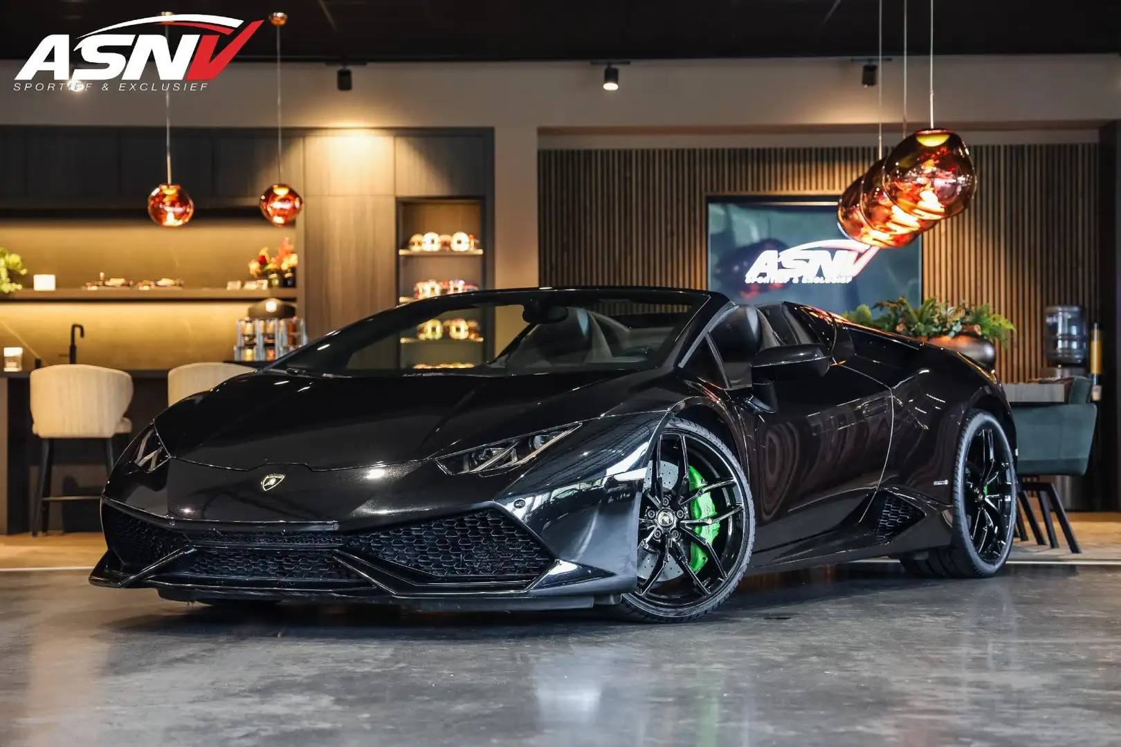 Lamborghini Huracán 5.2 V10 LP610-4. Spider, 610 PK, Keramiek, Lift/Sy Zwart - 1