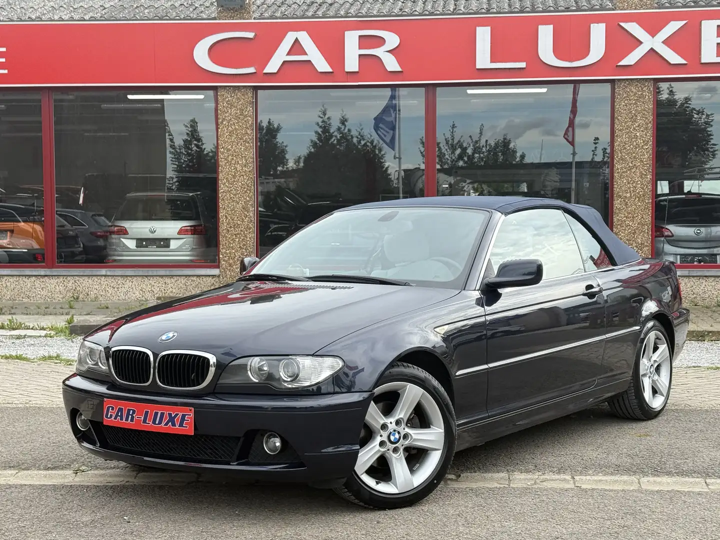 BMW 318 CABRIO 2.OI 15OCV BOITE AUTO GRAND GPS CUIR CARNET Blau - 1