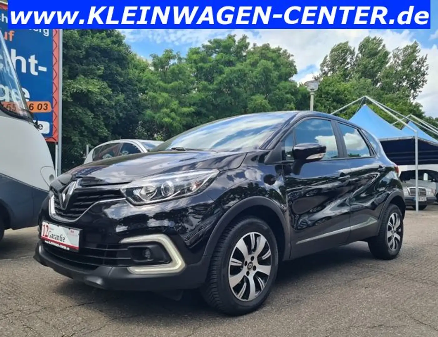 Renault Captur Dynamique, Klima/Navi/Temp/Sitzh/ 61TKm Zwart - 1