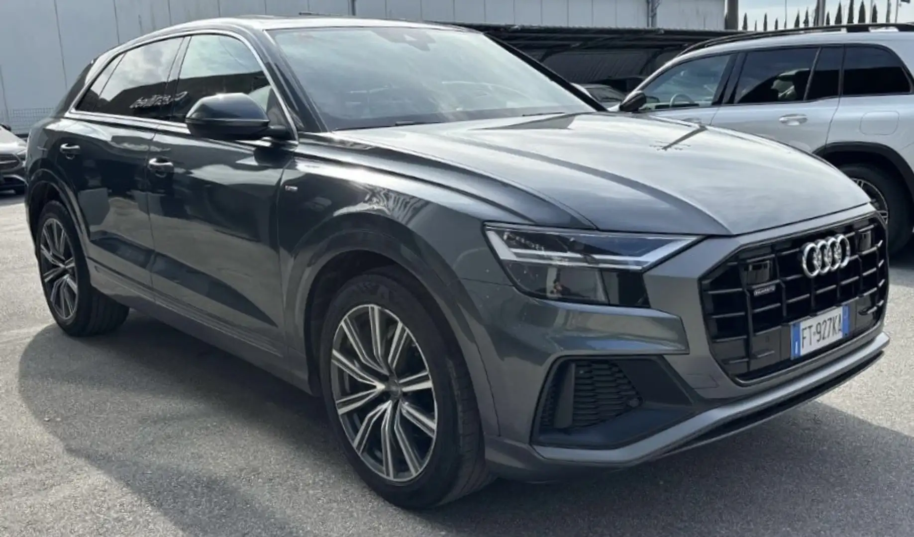 Audi Q8 50 3.0 tdi mhev S LINE  CONVERTITORE DA SOSTITUIRE Grigio - 2