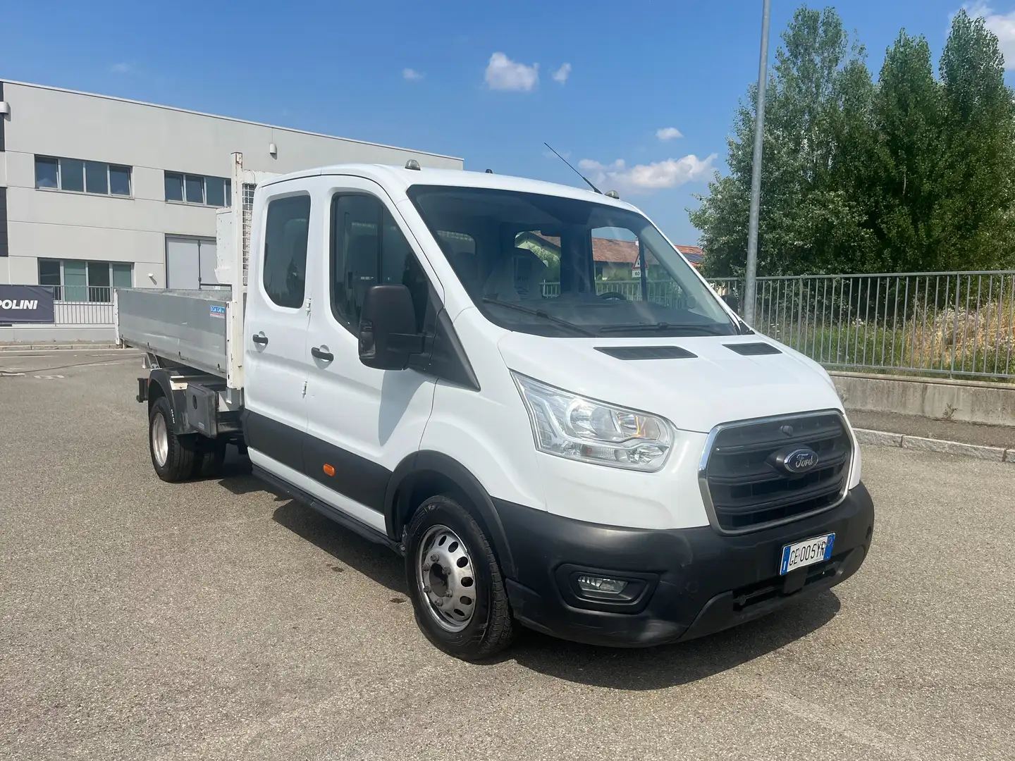 Ford Transit 2.0d 7 POSTI CASSONE RIBALTABILE  PREZZO+IVA Wit - 1