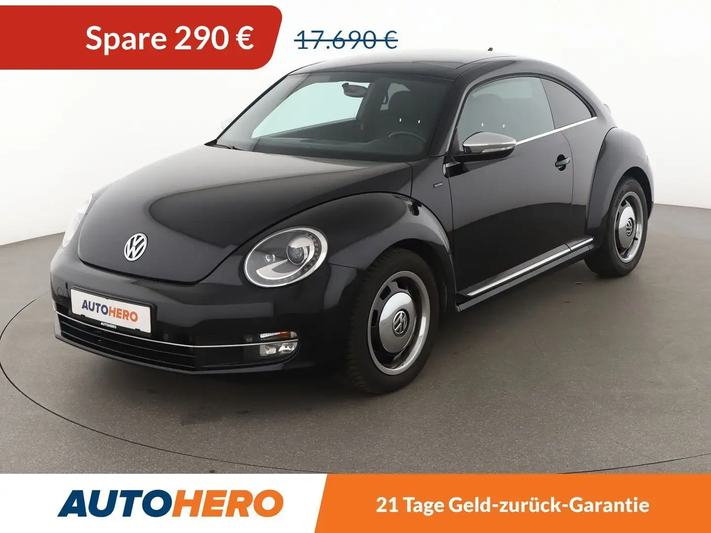 Volkswagen Beetle 1.4 TSI Allstar BlueMotion Tech Aut.*NAVI*PDC* Schwarz - 1