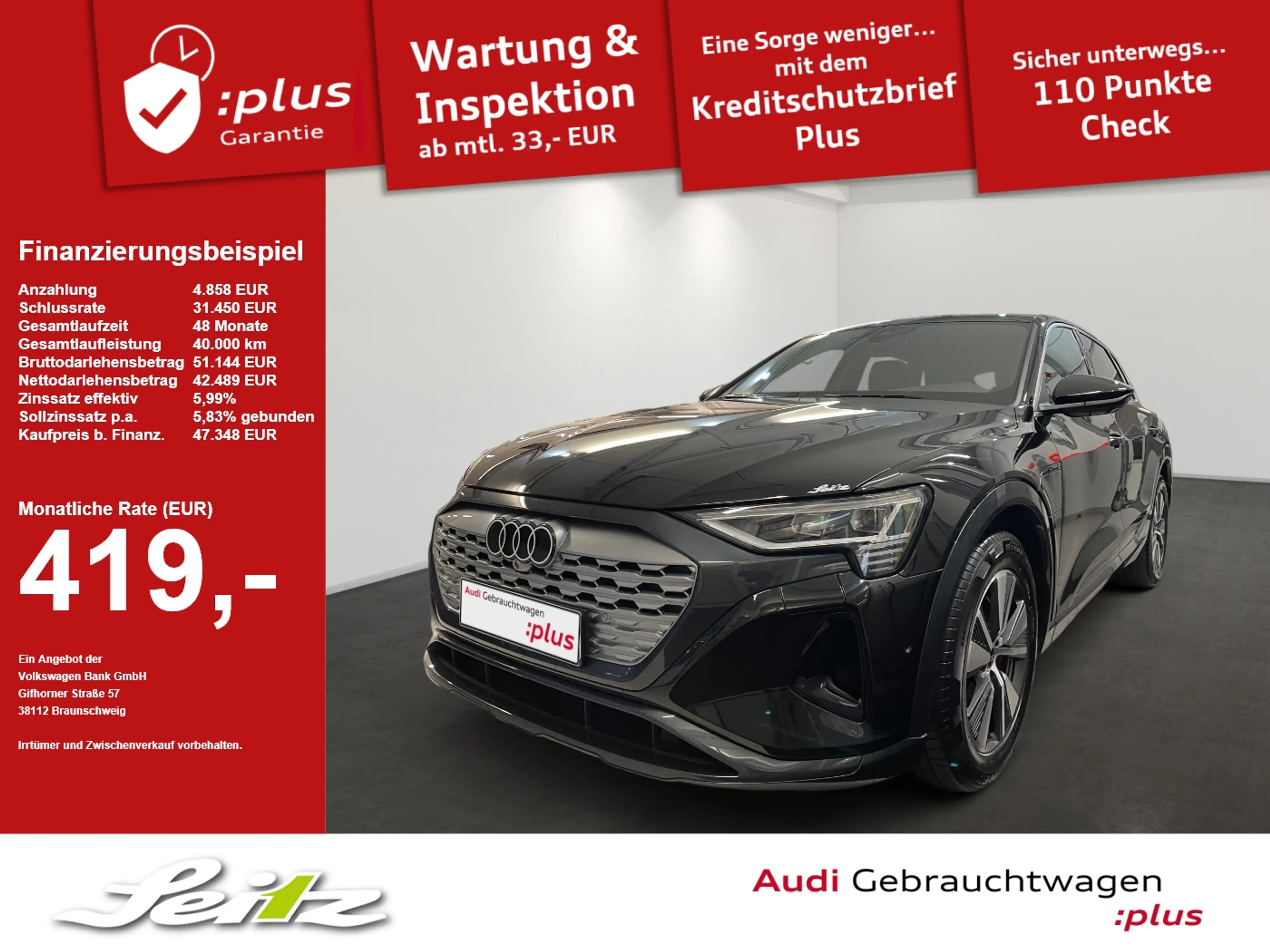 Audi Q8 e-tron Q8 55 e-tron quattro advanced *AHK*B&O*PANO*MATRIX
