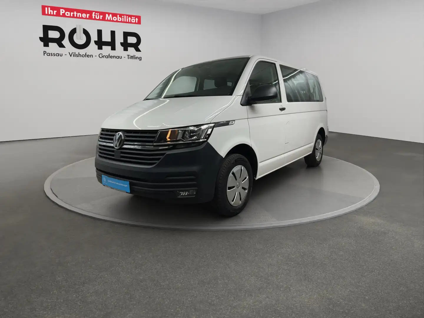 Volkswagen T6.1 Kombi KR (03/2028.ParkPilot.8-Sitzer.Klima) 2.0 TDI Weiß - 2