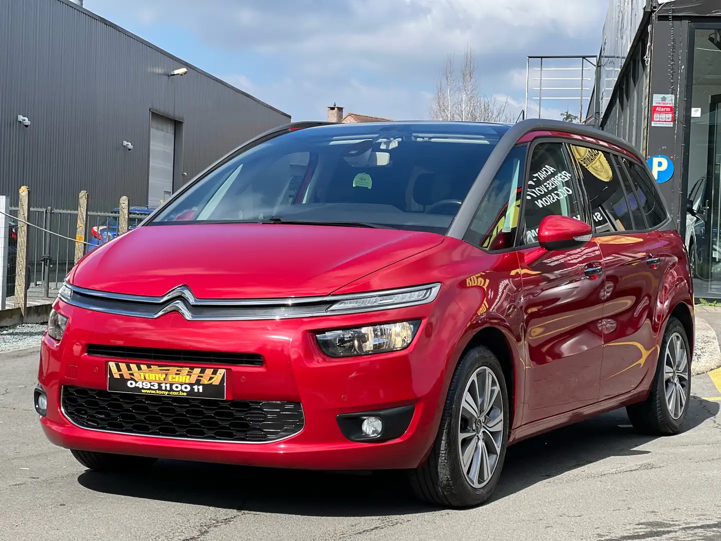 Citroen C4 Picasso 1.6i*Exclusive*7PL*NAVI*CAMERA*PANO*LED*BT*USB* Rood - 2