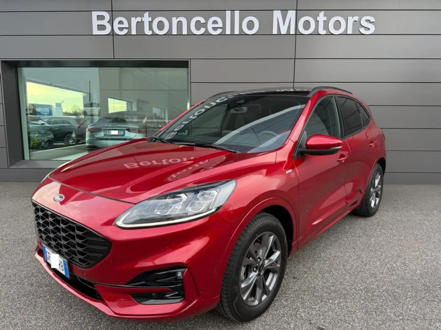 Ford Kuga 2.5 Full Hybrid 190cv CVT AWD ST-Line X TETTO-PELL Rouge - 1