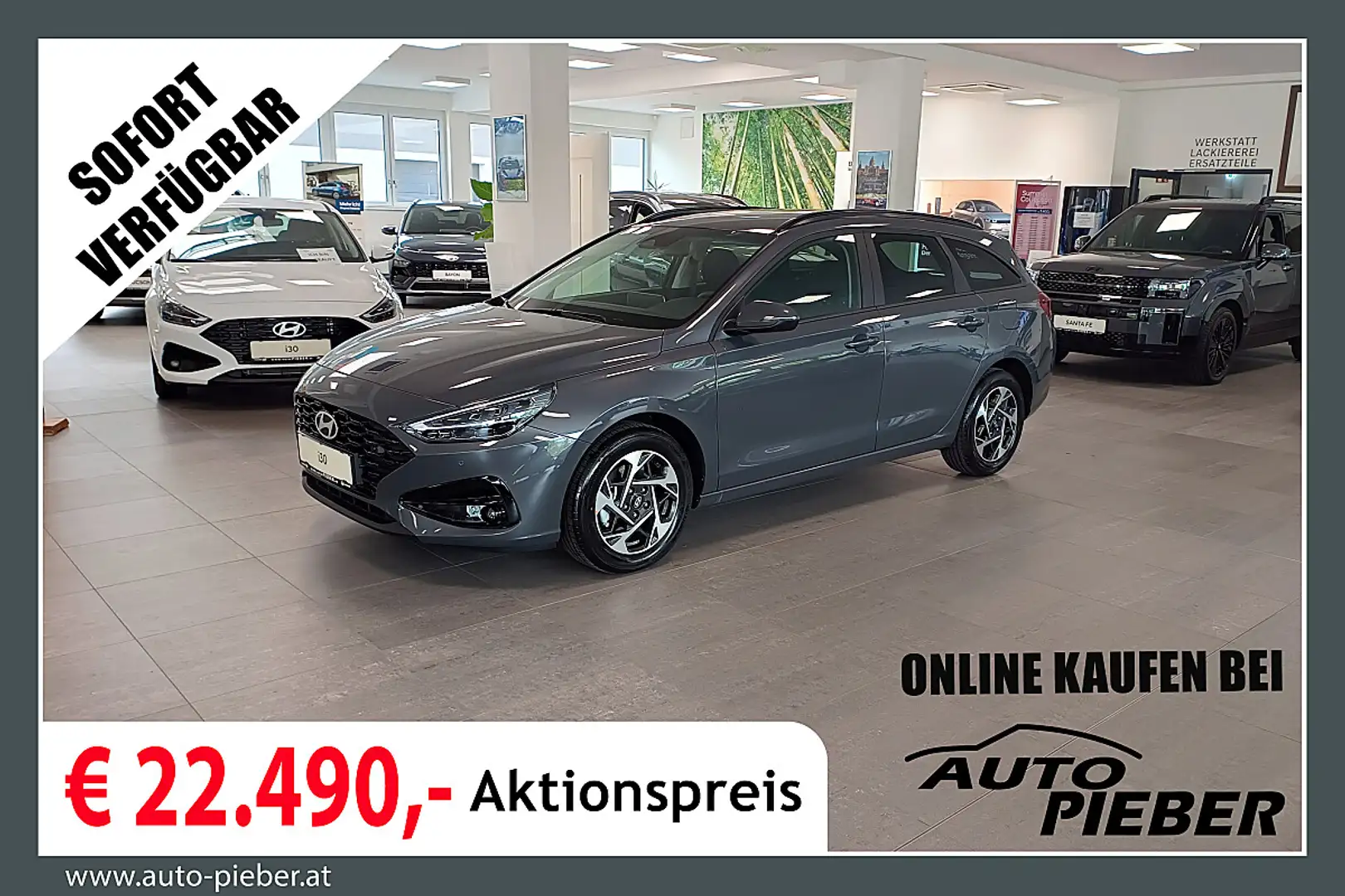Hyundai i30 Kombi 1,0 TGDI Comfort Line *LED*Navi*Klimaauto... Grau - 1