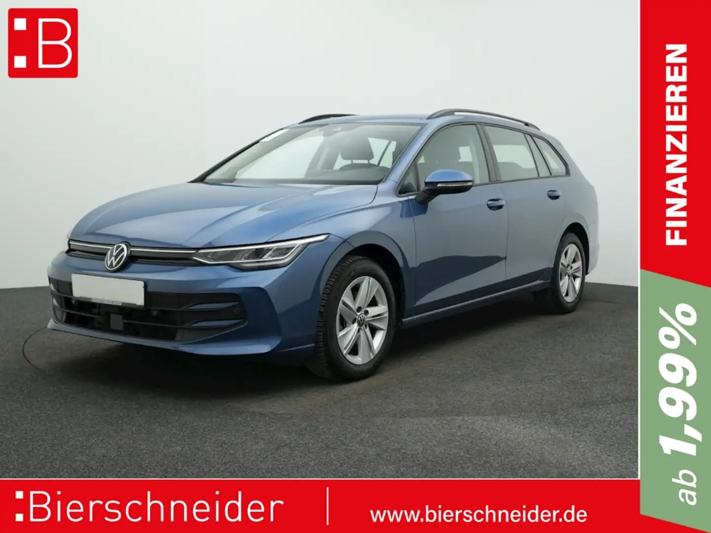 Volkswagen Golf Var. 1.5 TSI Life AHK NAVI ACC SHZ Blau - 1