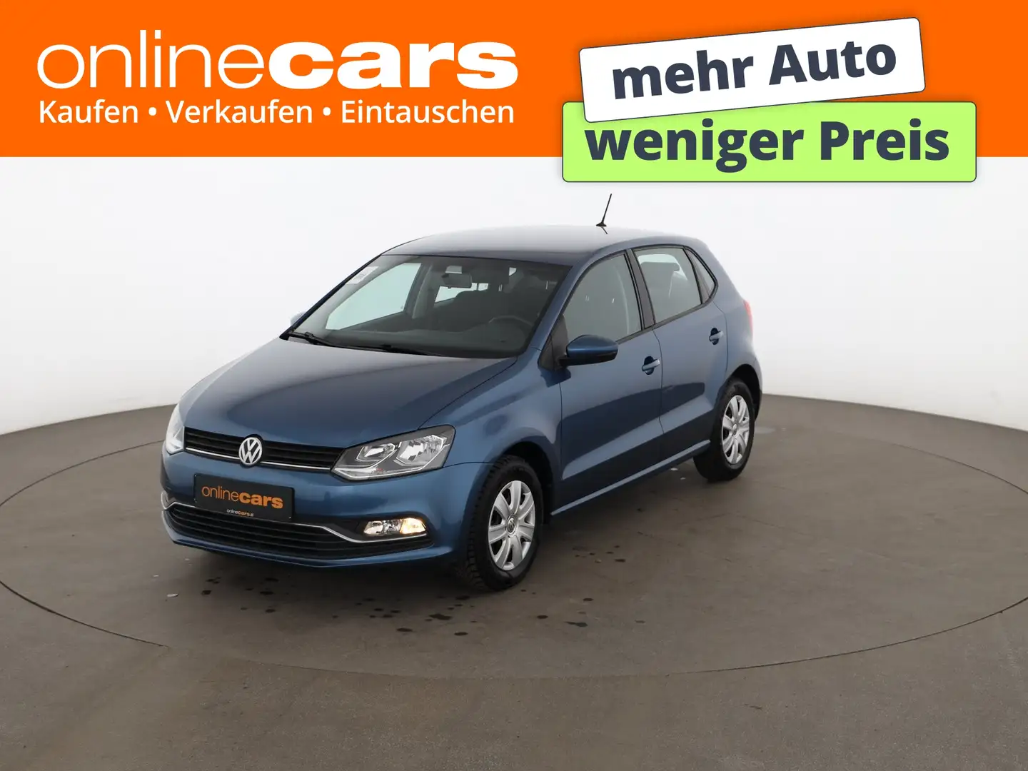 Volkswagen Polo V 1.0 Comfortline KLIMA-ANLAGE RADIO Blau - 1