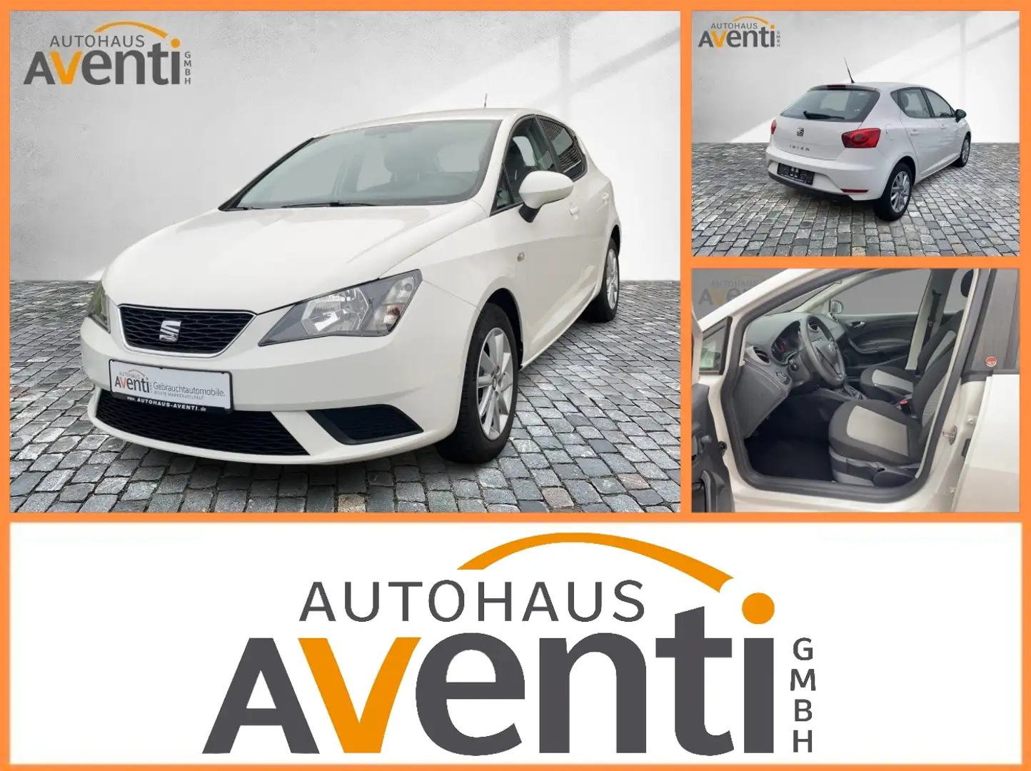 SEAT Ibiza 1.0 Reference LM*PDC*Klima *Bluetooth Blanc - 1