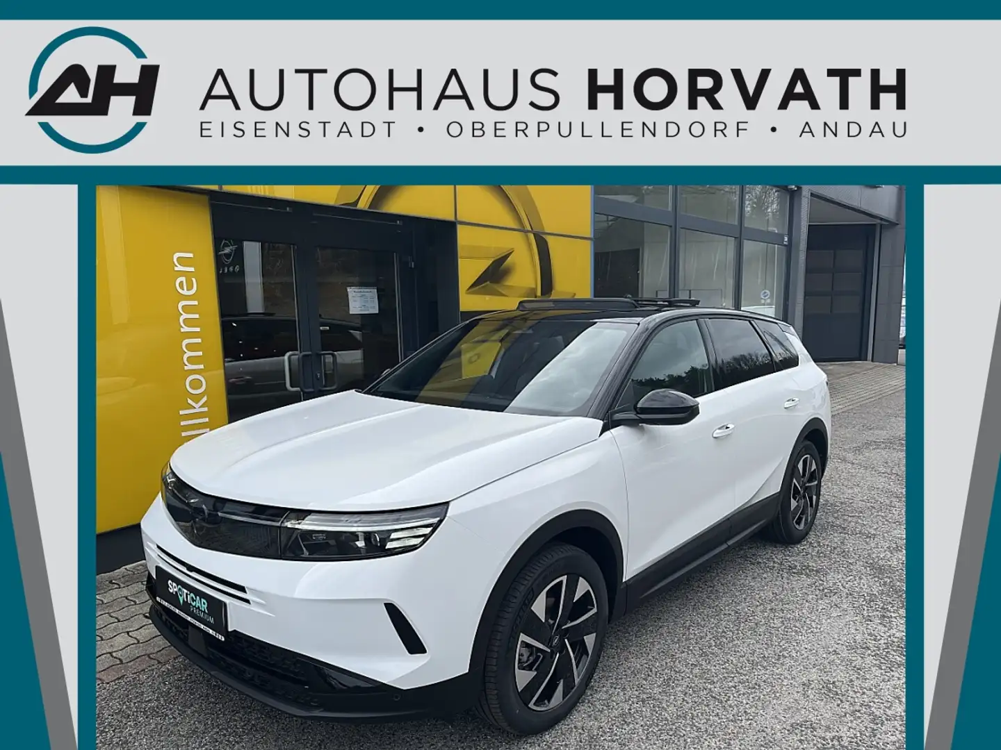 Opel Grandland 1.2 MHEV GS Aut.!PANO,AHV,MATRIXLED,NAVI,TOP! Weiß - 1