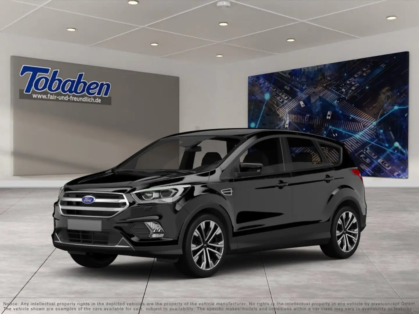 Ford Kuga ST-Line + Navi + Keyless + Kamera Negro - 1
